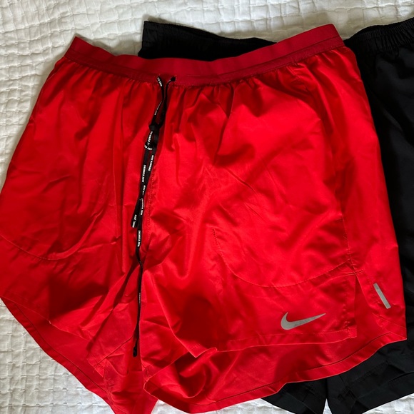 Men’s Lot of 3, Running Shorts, Red Grey Nike, Black New Balance, Shorts Sz XL - Picture 3 of 6